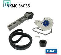 SKF VKMC 36035 Water Pump + V-Ribbed Belt Kit