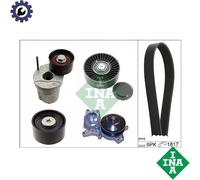 INA 529 0368 30 Water Pump + V-Ribbed Belt Kit