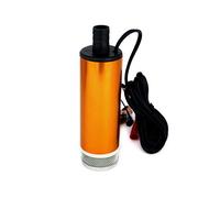 Water Pump,Water Butt Pump DC 12V 30L/min,Aluminum Alloy Submersible Electric Bilge Pump for Diesel/Oil/Water/Fuel Transfer,with Switch,12 V Volt 12volt(24V)