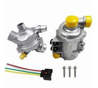 Water Pump with Thermostat 11517586925 11537536655, Compatible For BMW E60/E61/E81/E87/E90/E91/X1/X3/X5/Z4 325i/330i/525i/530i/630i/730i 6v(Water Pump Only)