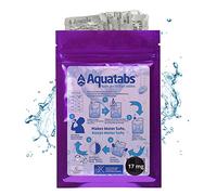 Water Purification Tablets 17mg (NaDCC) x 100 - Treat 2-5 Litres per Tablet - Camping, Travel & Emergency (1 Pack, 17 MG)