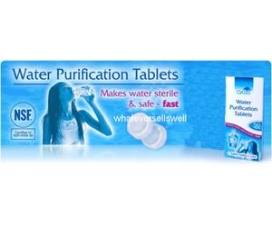 WATER PURIFICATION TABLETS chlorine military camping Oasis