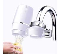 Water Purifier Faucet, Clean Kitchen Faucet Tap Water Purifier Mini Washable Ceramic Water Filter With Percolator