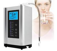 Water Purifier Machine,Water Ionizer,Alkaline Water Filtration Tool,Produces PH 3.5-10.5 Alkaline Water,for Home (Silver)