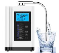 Water Purifier Machine,Water Ionizer,Up To -500mV ORP, PH 3.5-10.5 Home Alkaline Water Filtration Tool,Auto-Cleaning (White)