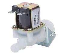 Water Purifier Valve,3/4in 1-Way Guide Water Inlet Plastic Electric Solenoid Valve Quick Connect