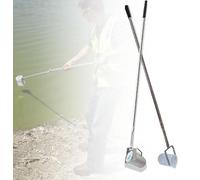 Water Quality Sampler Device Telescopic,Outdoor Water Sampler Pole for Liquid,Stainless Steel Pendulum Beaker Sampler Ladle,Environmental Water Sampling C(Size:1.49~7m,Color:Stainless Steel 1000 ml)