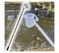 Water Quality Sampler - Telescopic Extension Pole 5 to 23ft with Plastic Sample Cups 16.9fl oz for Environmental Monitoring & Water Testing