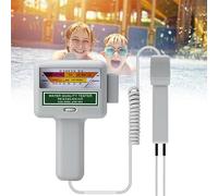 Water Quality Tester, Portable Digital PH Meter for Accurate Chlorine & pH Level Monitoring in Household, Spa, Aquarium & Swimming Pool Water
