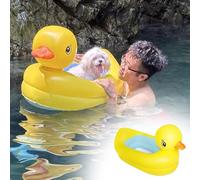 Water Ramp Toy for Small Dogs - Portable Inflatable Dog Pool Float Dock Platform for Up to 33 Lbs - Foldable Water Access Floating Ramp Kit