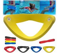 Water Recliner 3-in-1Non-Inflatable Foam Pool Chair Float Hammock with Swimming Noodle Base Adults Foldable Stable Floating Lounger for Party Lake Beach (Yellow)