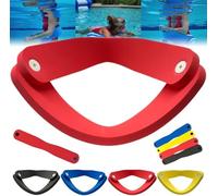 Water Recliner, Float-N-Fold Water Chair, 3-in-1 Floating Chair One Float, Endless Relaxation,Pool Floats Chairs for Party Summer, Waters Recliner Beach Chairs for Sitting in The Waters Swim (Red)