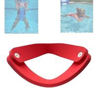 Water Recliner, Grand Floats Float-N-Fold Water Chair - 3-in-1 Non Inflatable Foam Saddle Float, Stable Underwater Sitting for Pool & Lake Adults for Summer Party(Red)