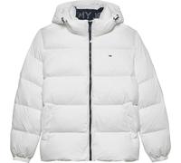 Water Repellent Down Hooded Jacket - male - Tommy Jeans - Down Jackets - White - XL - Jackets XL