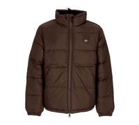 Water-Repellent Down Jacket with Adjustable Collar - male - Dickies - Winter Jackets - Brown - S - Jackets S