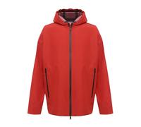 Water-repellent Windbreaker Jacket with Drawstring - male - Bottega Veneta - Light Jackets - Red - M - Jackets M