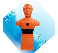 Water Rescue And Drowning Prevention Dummy, Pool/beach, And River Simulation, With Three Water Inlet And Outlet Ports, For Competitions(Orange)