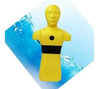 Water Rescue And Drowning Prevention Dummy, Pool/beach, And River Simulation, With Three Water Inlet And Outlet Ports, For Competitions(Yellow)