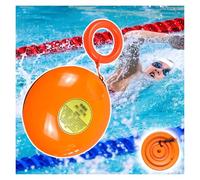 Water Rescue Disc for Swimming,Throwable Drowning Rescue Device for Boat w/4MM Diameter 40M Long Polypropylene Rope,Adult Mergency Lifesaving Disc (Piece of 1)