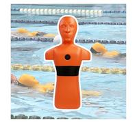 Water Rescue Dummy - Pool/Beach And River Simulation, Fire Training With 3 Injection Holes(Orange)