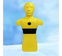 Water Rescue Dummy - Pool/Beach/River Simulation, Realistic Fire Training And Drill Model For Competitions With Three Injection Ports(Yellow)