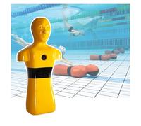 Water Rescue Dummy - Pool/Beach/River Simulation, with 3 Water Injection Holes for Rapid Drainage for Drowning Prevention(Yellow)