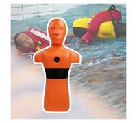 Water Rescue Dummy - Pool/Beach/River Simulator for Water Lifesaving Competitions, with Quick Drain(Orange)