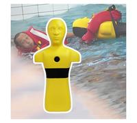Water Rescue Dummy - Pool/Beach/River Simulator for Water Lifesaving Competitions, with Quick Drain(Yellow)