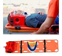 Water Rescue Floating Spine Board with Head Immobilization for Emergency Pool River Beach Safety
