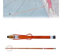 Water Rescue Pole, Portable Retractable Life-Saving Pole with Night Luminous & Reflective Design, Load Capacity 120KG for Swimming Pool, Lake, Sea, River (1.2m - 4.5m)