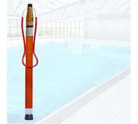 Water Rescue Pole, Retractable Safety Hanger with Body Hook for Lifeguard Training, Aluminum Alloy Pool Rescue Tool
