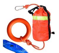 Water Rescue Throw Bag - Throw Rope Water Rescue | 16m Floating Reflective Outdoor Kayaking Rope | Professional Rafting Accessories with Hand Ring Safety Equipment for Fishing Swimming Whitewater