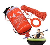 Water Rescue Throw Bag - Throwable Flotation Device, Swiftwater Safety Equipment, Floating Throw Bag with Rescue Rope, Professional Reflective Safety Equipment for Drowning, 21 metres, see description