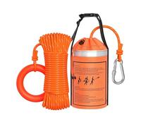 Water Rescue Throw Line Bag - Throwable Canoe Rescue - Throwable Flotation Device - for Lifeguards Rescuers Firefighters Staff Guides Kayak Canoe River Shoreline Flood Pool Lake