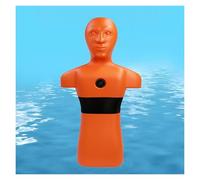 Water Rescue Training Dummy, Drowning Prevention Teaching Tool, Realistic Firefighting And Drill Model For Water Competitions, With Quick Drain(Orange)