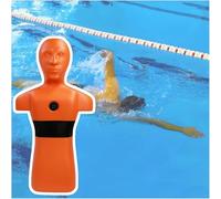 Water Rescue Training Dummy for Drowning Prevention, 3 Inlet & Outlet Holes, Essential Swimming Pool Rescue Equipment for Teenagers and Adults