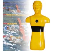 Water Rescue Training Dummy for Pool and River Simulations, Fire Training Equipment with Inlet and Outlet Ports for Water Competitions