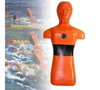Water Rescue Training Dummy for Pool and River Simulations, Fire Training Equipment with Inlet and Outlet Ports for Water Competitions