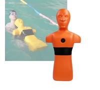 Water Rescue Training Dummy, Pool Model, Heavy-duty Device, With Three Water Injection Ports(Orange)