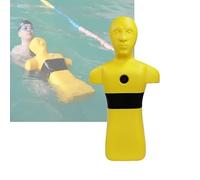 Water Rescue Training Dummy, Pool Model, Heavy-duty Device, With Three Water Injection Ports(Yellow)