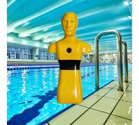 Water Rescue-Training-Dummy, Swimming Pool Plastic Life-Saving-Dummy, Sinking Training-Manikin for Pool Beach & River with 3 Injection Holes for Rapid Drainage, Durable PE Material,B
