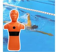 Water Rescue Training Dummy with 3 Injection Holes, Heavy Pool Life-Saving Training Device for Lifeguard Practice, Drowning Prevention Aid
