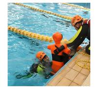 Water Rescue Training Dummy with Inlet and Outlet Holes for Swimming Skills Improvement and Drowning Drill Practice