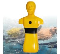 Water Rescue Training Dummy with Rapid Drainage Holes for Pool Beach River Simulation, Drowning Prevention Teaching Tools for Teenagers and Adults