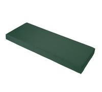 Water Resistant 3 Seater Garden Living Furniture Home Bench Seat Sun Lounger Patio Chair Cushion Indoor & Outdoor (Bottle Green, 140x50x5cm / 55x20x2")