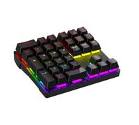 Water-Resistant 33Key Customizable RGB Backlit Numeric Keypad USB Hot Swappable Design For Accounting & Home Office ABS Rgbs Mechanical Numpad