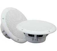 MOISTURE RESISTANT FULL RANGE CEILING SPEAKERS 5" 80W BATHROOM KITCHEN SHOWER