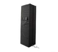 Water Resistant Air Conditioner Cover 420D Fabric Black | 420D tough fabric, dust for proof, debris shield, pocket for remotes, 32x26x104cm fit