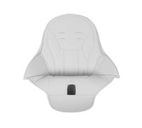 Water Resistant Baby Dining Chair Cover, PU Leather Cushion for High Chair, Soft Comfortable Pad with Detachable Design, Perfectly Fit and Multifunctional (Light Gray)