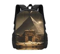 Water Resistant Backpack The Pyramid of the Lost World 15.6 Inch Laptop Bag